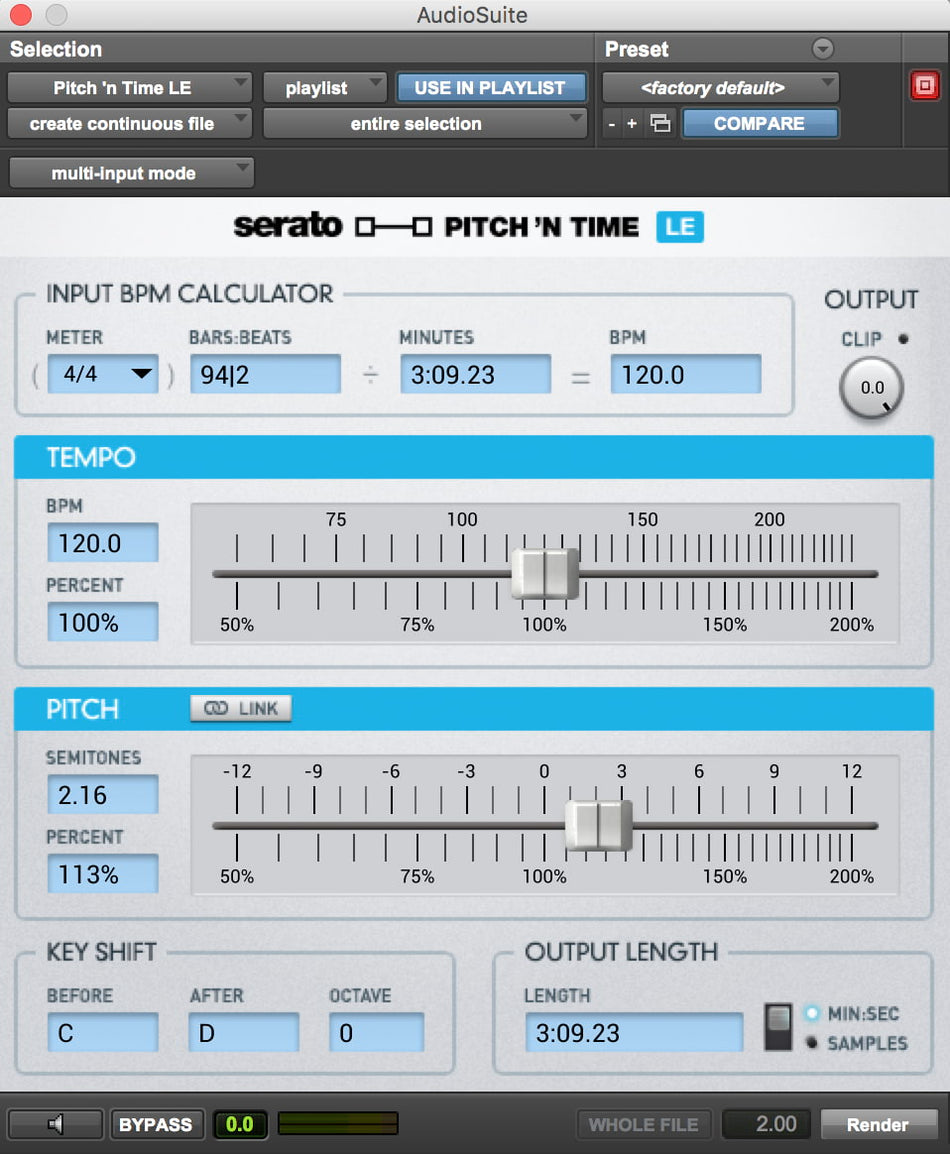 Serato Pitch 'n Time LE